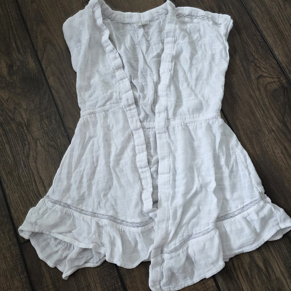 Abercrombie Kids White Textured Top